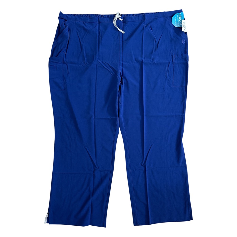 Urbane Performance Scrub Pants 5XL Royal Blue Cargo Medical Nursing 9254 NWT